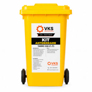 Kit en contenedor con ruedas